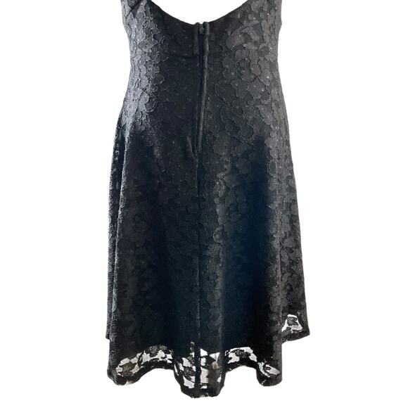 Speechless Women's 11 Black Lace Dress Open Back Fit and Flare Formal Party - Picture 12 of 13